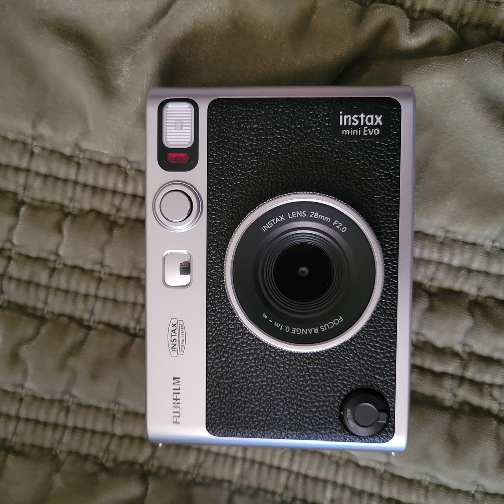 SOLD **** Fujifilm Instax Mini Evo Camera - Black and Silver